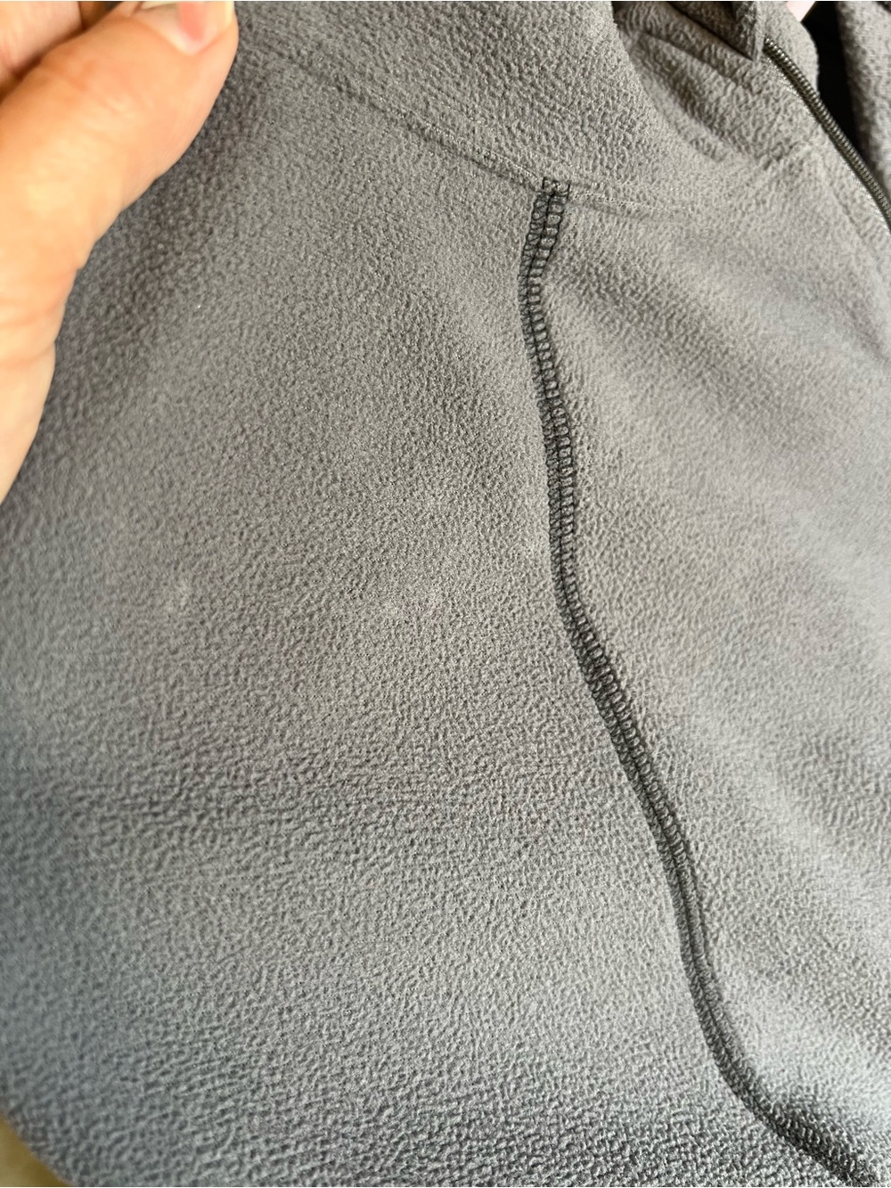 Under Armour Men's Quarter Zip Fleece Pullover Grey Size XL - Picture 6 of 6